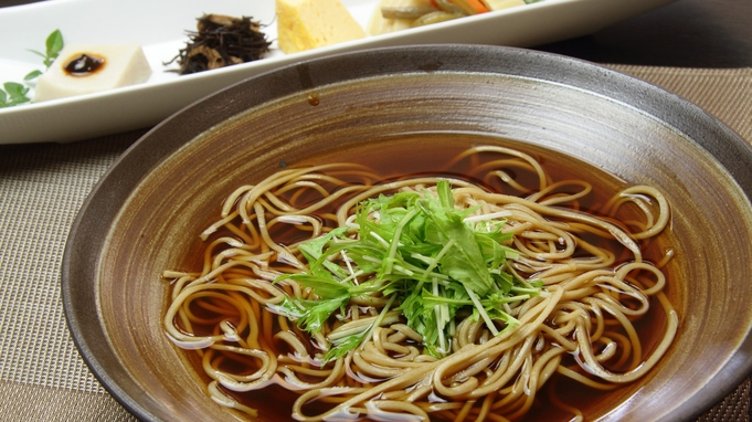 2食付★一汁四菜の和食膳！自慢の「打ちたて生蕎麦」をご賞味あれ